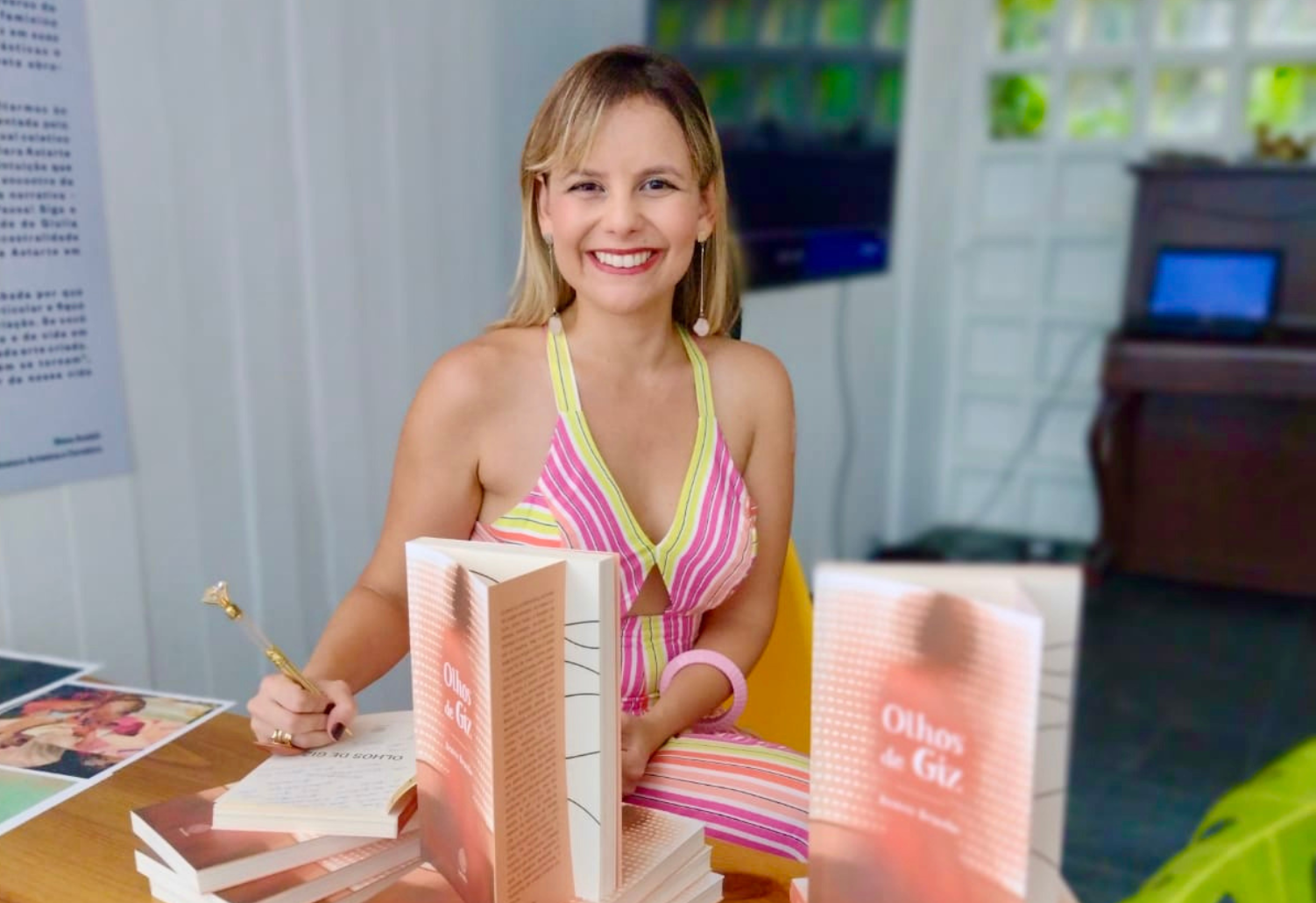 Olhos de Giz presente no evento “O Ponto onde a arte Cura”, no Espaço Carijó